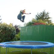 bounding trampoline