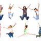jumping people