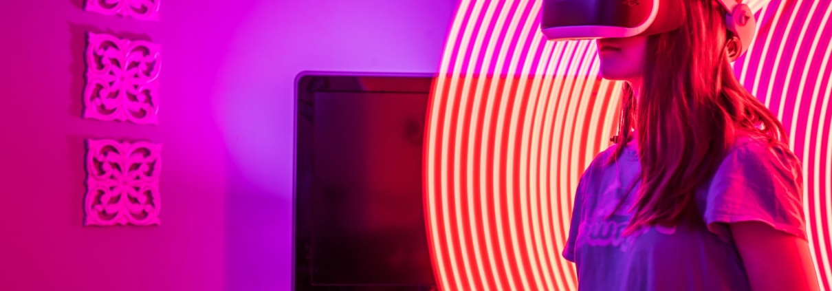 virtual reality fitness trampoline