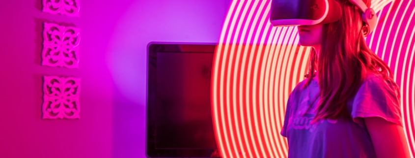 virtual reality fitness trampoline