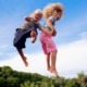 trampolinespringen kinderen school